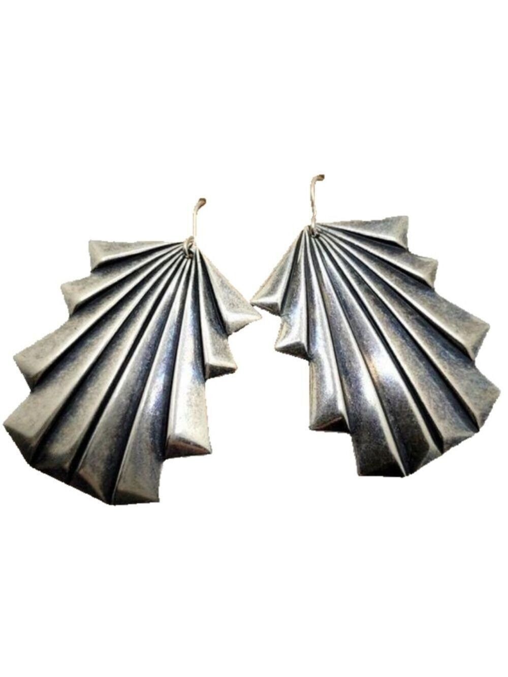 Silver Art Deco Earrings